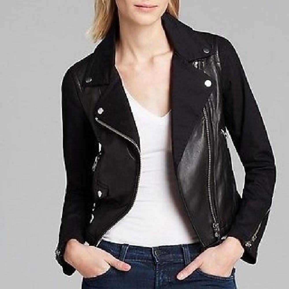 Mackage leather jacket size M